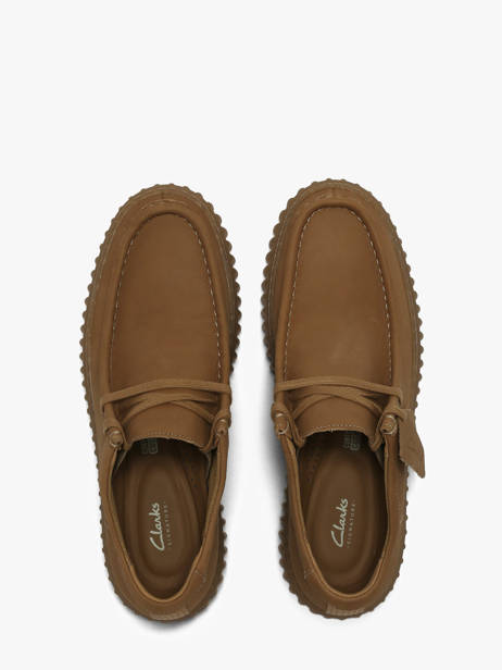 Derby Veterschoenen Uit Leder Clarks Bruin men 26186161 ander zicht 4